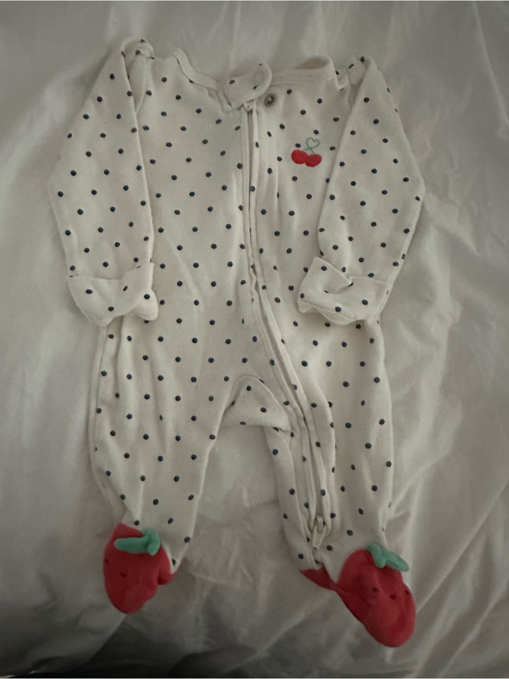 Carter's Ribbed Footed One-Piece 3 pc bundle - Picture 5 of 6
